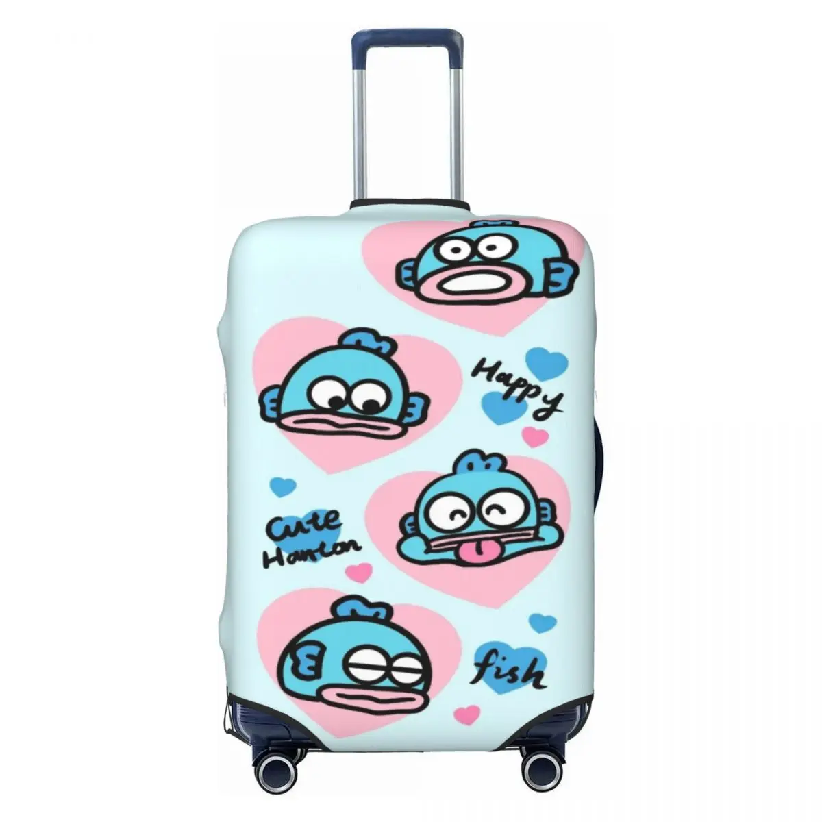 

Custom Hangyodon Cartoon Luggage Cover Cute Suitcase Protector Covers Suit For 18-32 inch