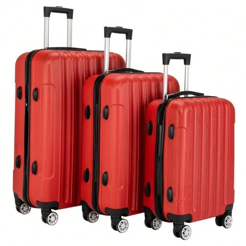 Travel Spinner Luggage Set ABS Trolley Carry On Suitcase TSA