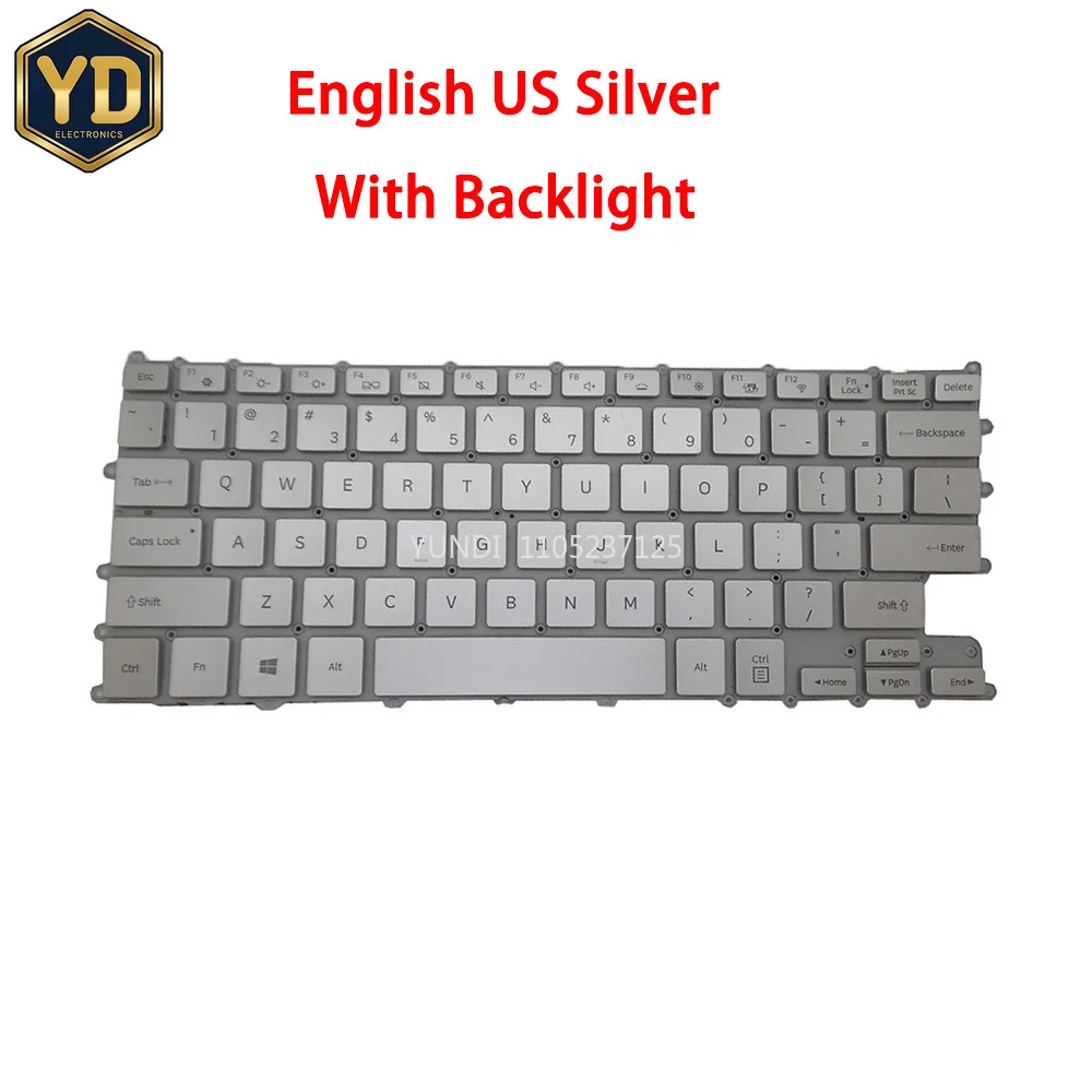 YD Laptop Keyboard For Samsung NT930QAA NT930QBE 930QAA 930QBE English US Korea KR With Backlit Without Frame New