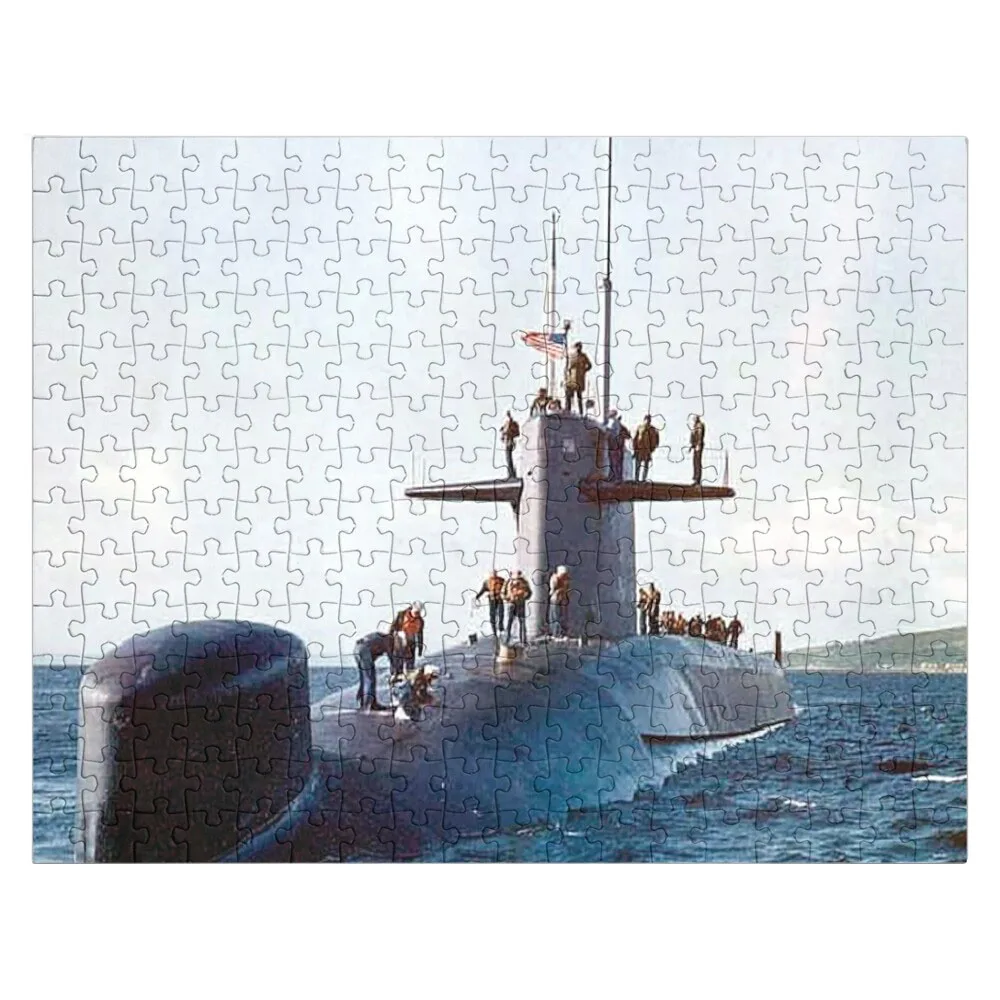 

USS THOMAS A. EDISON (SSBN-610) SHIP'S STORE Jigsaw Puzzle Wood Animals Jigsaw Puzzle Custom