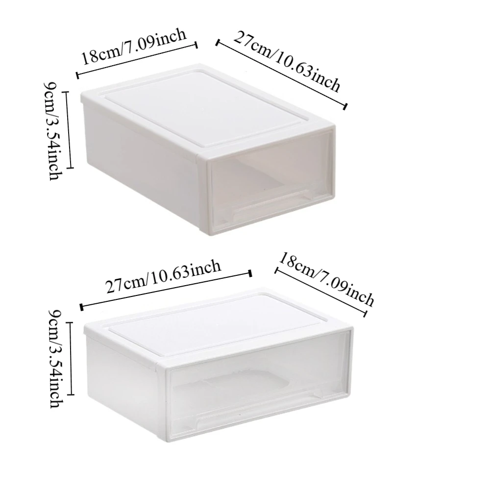 Simple Clear Desktop Storage Box Plastic Bracelets Office Storage Cabinet Necklaces Cosmetics Makeup Jewelry Case Office