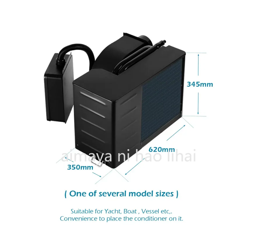 Marine air conditioner liquid-cooled outlet small water-cooled integrated marine air conditioner