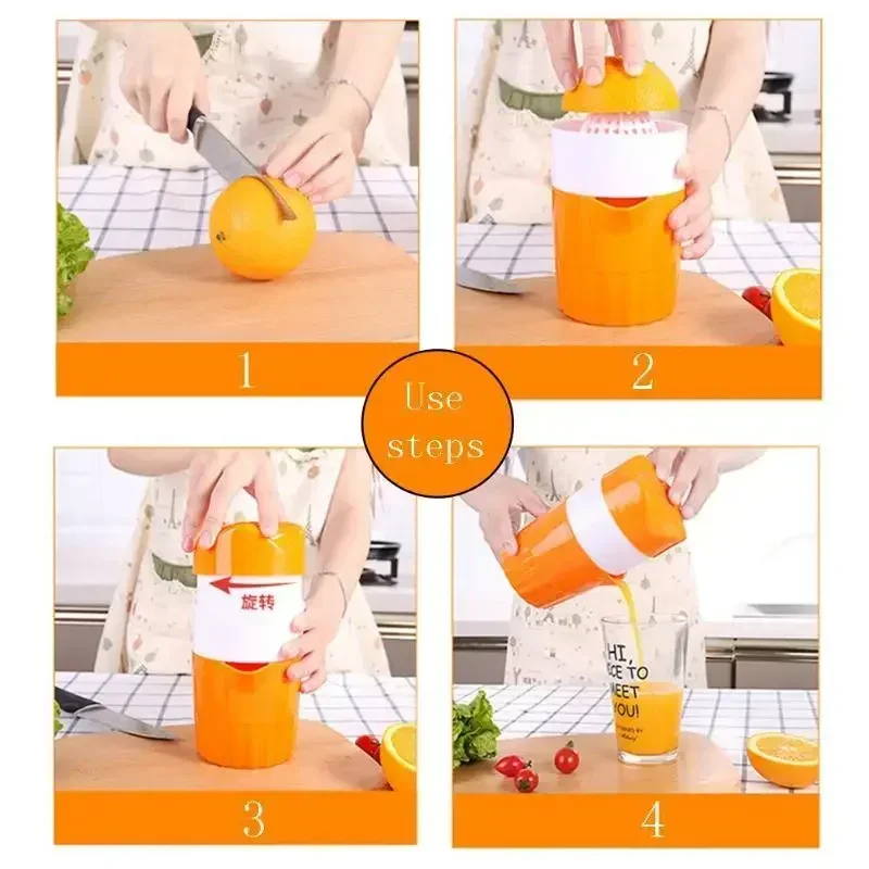 1pc ao ar livre potável máquina de suco de laranja copo portátil manual espremedor cítrico para laranja limão espremedor de frutas criança