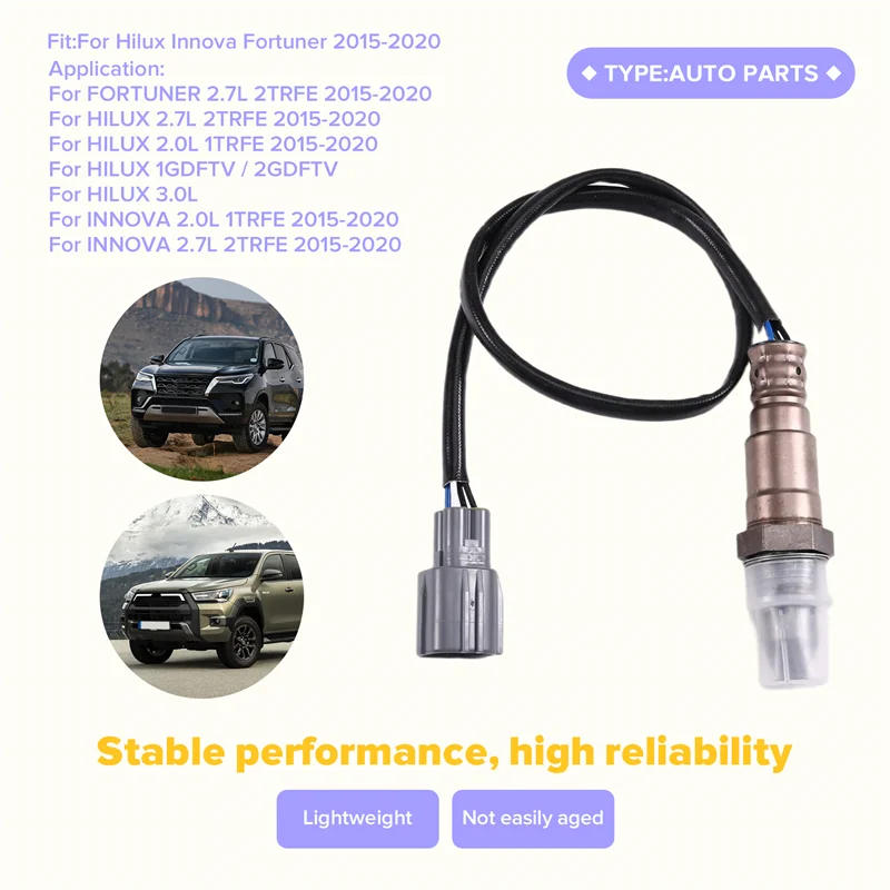 

Oxygen Sensor O2 Sensor For Toyota Hilux Oxygen Sensor 89467-71130 Exhaust Gas Oxygen Sensor