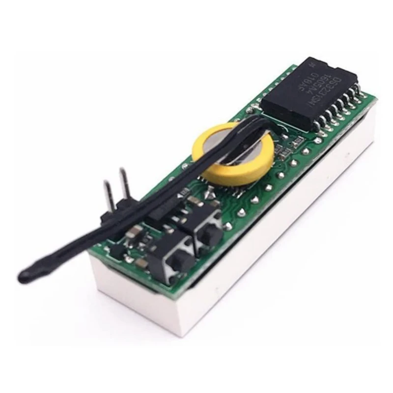 3 In 1 LED DS3231 DS3231SN Digital Clock Temperature Voltage Module Time Thermometer Voltmeter Board DC 5V-30V