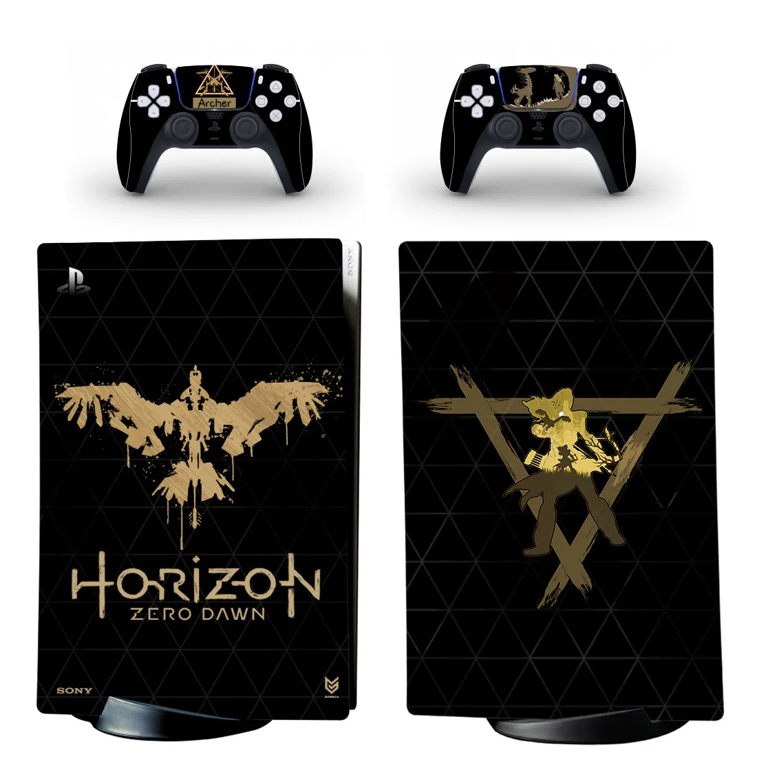 Horizon Zero Dawn PS5 Digital Edition Skin  Sticker Decal Cover for PlayStation 5 Console and Controllers PS5 Skin Sticker Vinyl