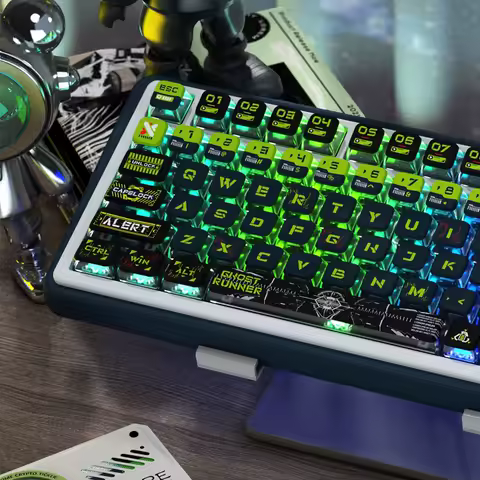 122 Keys MSA Profile Keycaps Four sided translucent art PBT Key caps for Mechanical Keyboard Sublimation Custom Keycap