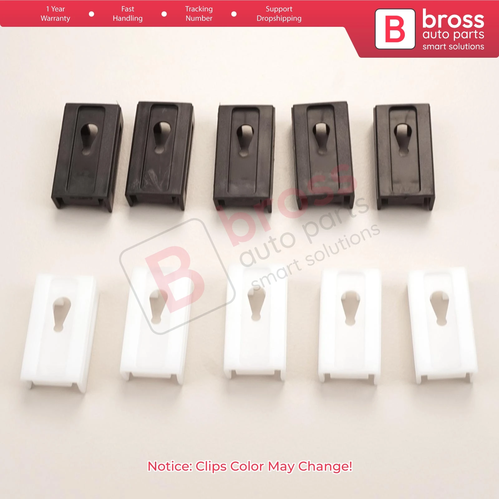 BDP1045-1 Front Glass Windshield Trim Protection Ornamental Moulding Clips Set L R 6389840861 6389840961 for Mercedes Vito W638