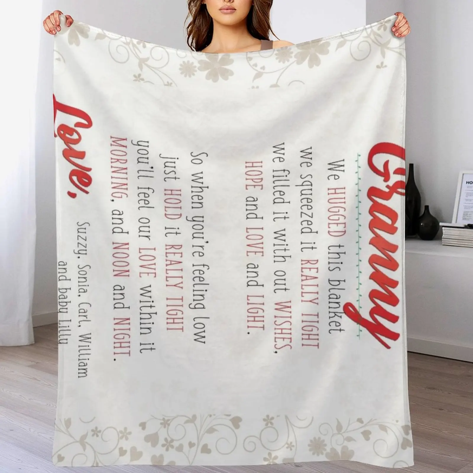 

Hug Blanket PLEASE READ INSTRUCTIONS IN THE DESCRIPTION Throw Blanket Travel cosplay anime Hair Blankets