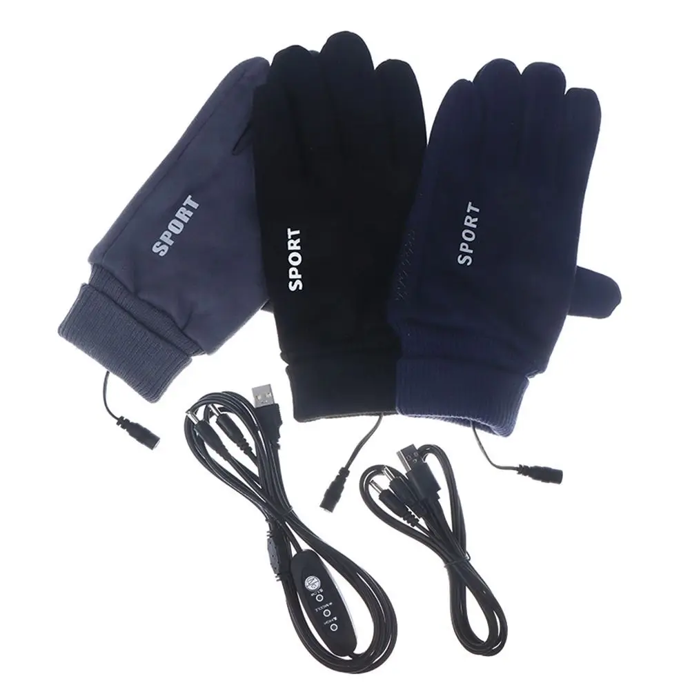 

Creative Winter USB Heated Gloves Adjustable Non-Slip Touchscreen Gloves Warm Waterproof Hand Warming Gloves
