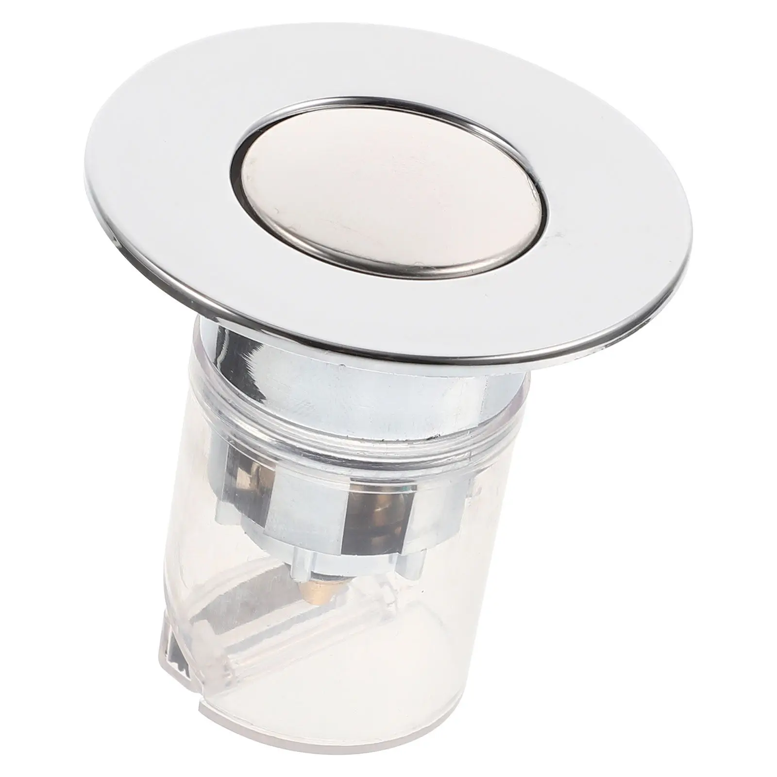

Durable Copper Basin Stopper Non-Slip Texture Washbasin Plug Modern Design Drain Stopper for Home Hotel Bathrooms No Tools