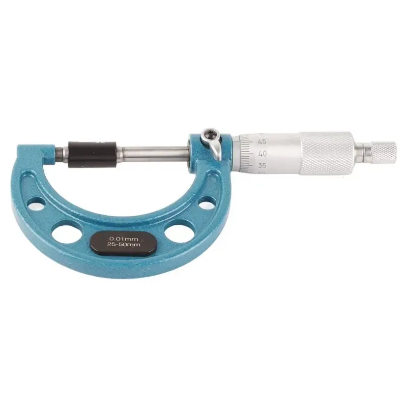 AAAN-Micrometer Thread Scale 25-50Mm Outside Micrometer Outer Diameter Accuracy Micro-Meter For Measurement Precision