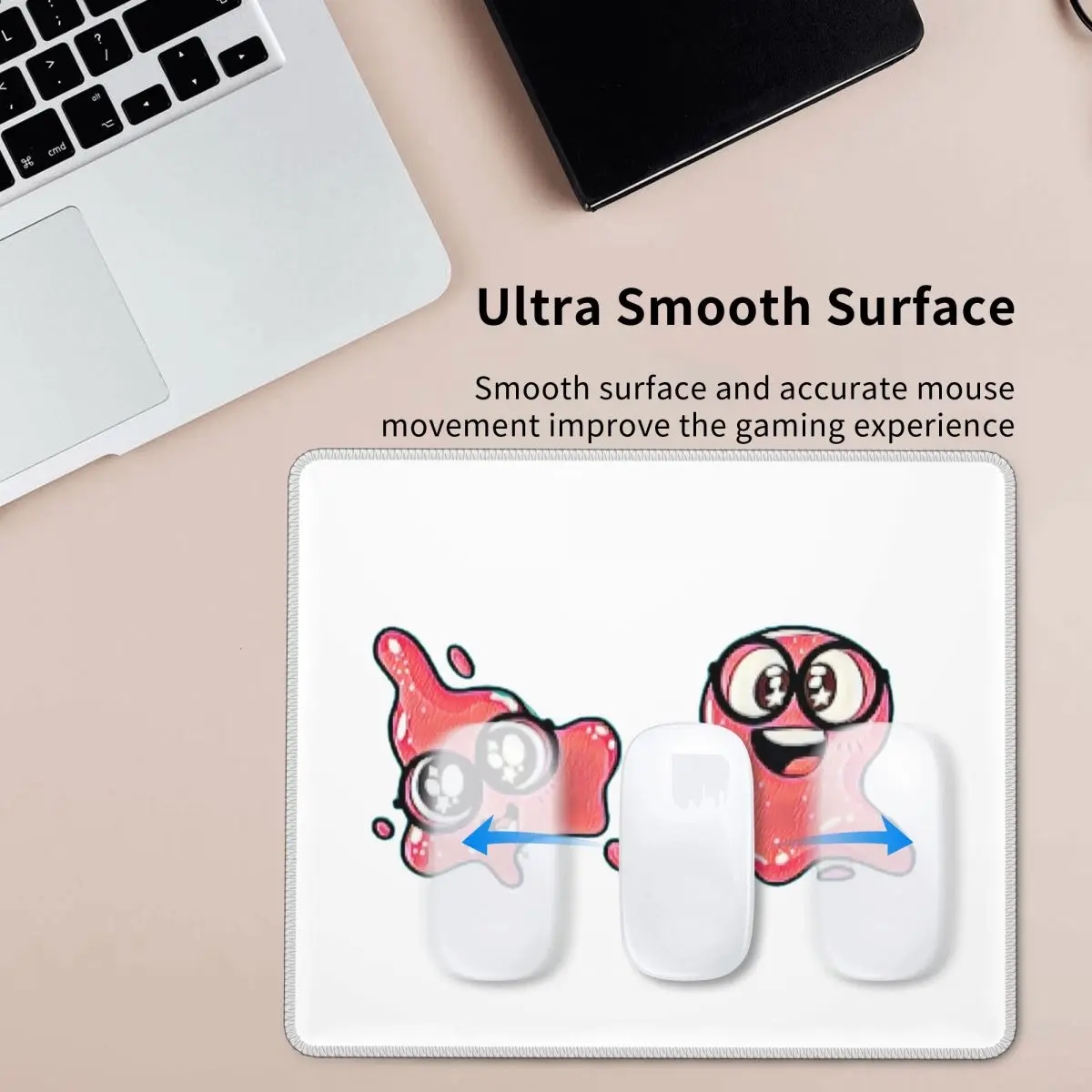 

Super Slick Slime Sam Mouse Pad Computer Keyboard Mouse Mat Gamer PC Laptop Desk Mat Office Accessories Table Mats