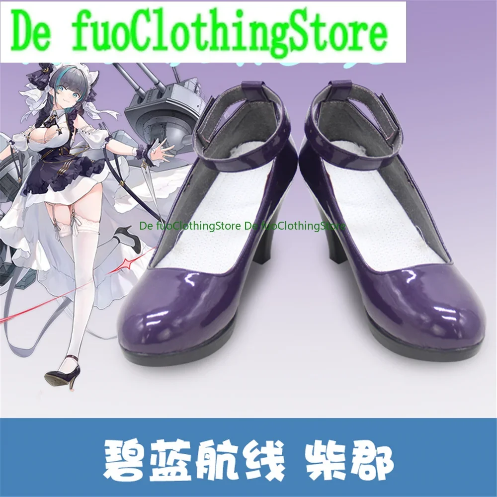 

Azur Lane Cheshire Cosplay Shoes Boots Game Anime Carnival Party Halloween Chritmas DefuoClothing Shoes Store