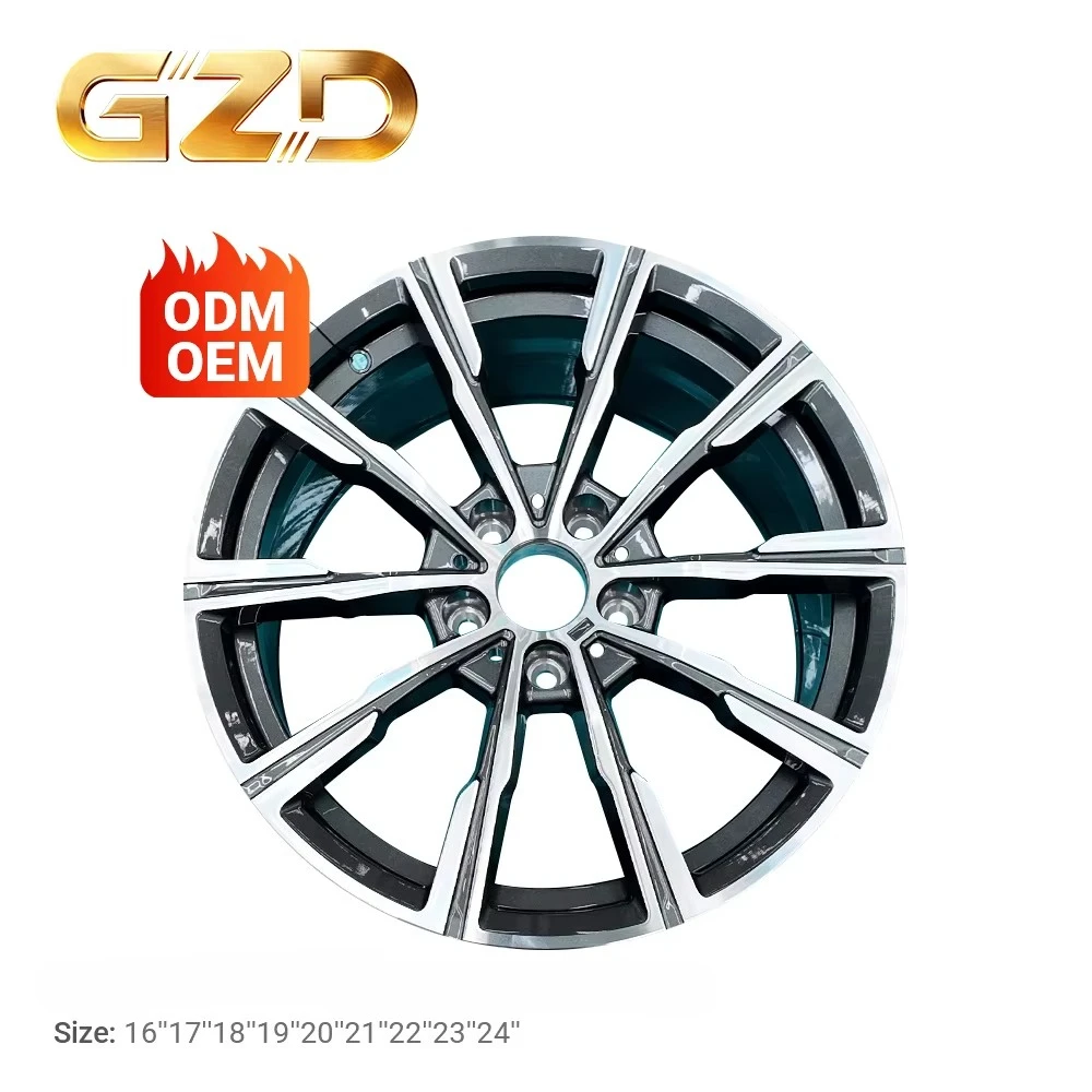 GZD High Quality Aluminum Alloy Forged Wheels Made In China Source Factory Multi-Spoke Design Passenger Car Wheels