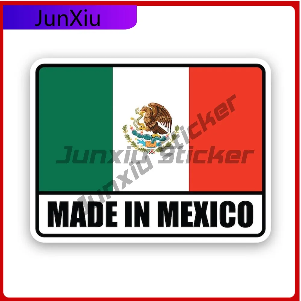 

Made In Mexico Sticker Creative Decals Mexican Mx Heco En Manufacture Auto Decor Car Sticker Vinyl Decal Waterproof Durable Sun