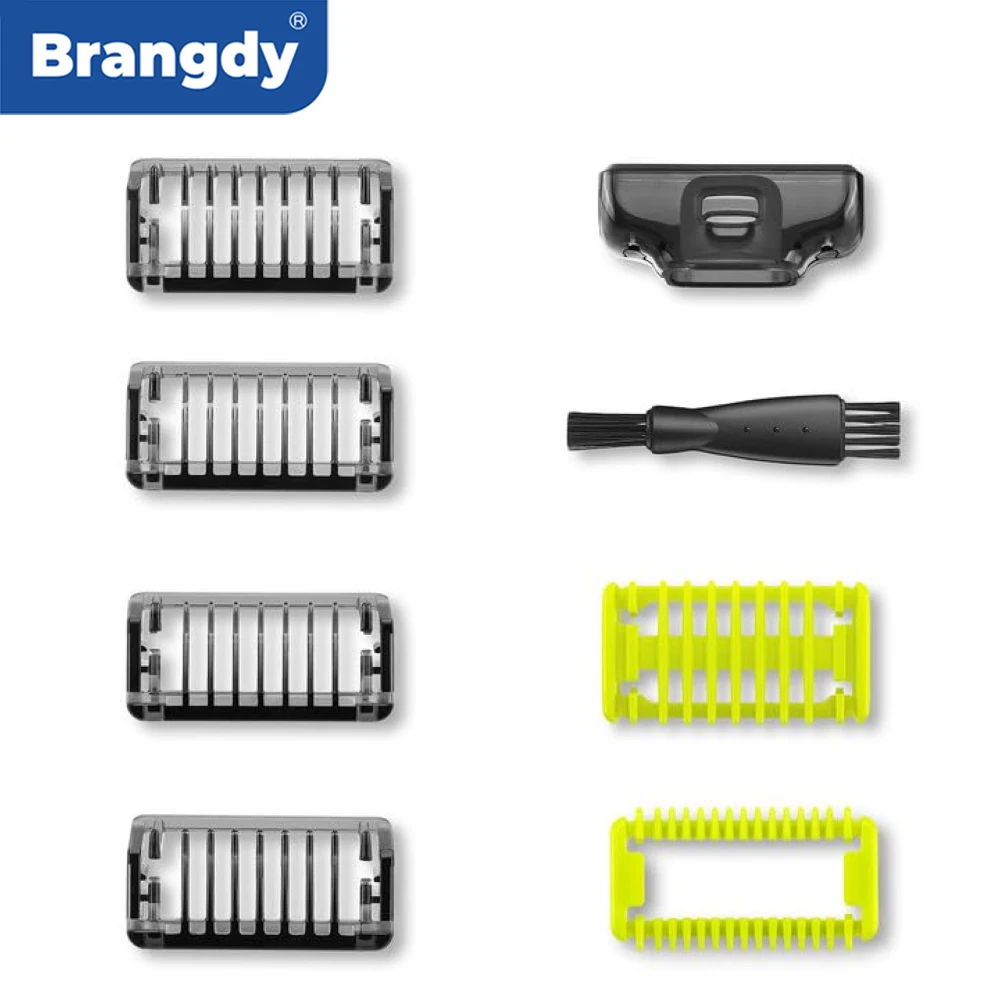 Brangdy Guide Comb Guards for Philips One Blade QP2520 QP2530 QP2620 QP2630 QP6510 QP6520 QP6531 Electric Beard Trimmer