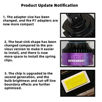 DAWN KNIGHT H11 H7 H4 Led Headlight Bulbs P7 PLUS 140W Powerful 6000K 4300K LED HB3 HB4 Led Lamps 12V 2pcs 5