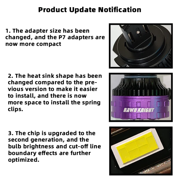 DAWN KNIGHT H11 H7 H4 Led Headlight Bulbs P7 PLUS 140W Powerful 6000K 4300K LED HB3 HB4 Led Lamps 12V 2pcs 5 DAWN KNIGHT H11 H7 H4 Led Headlight Bulbs P7 PLUS 140W Powerful 6000K 4300K LED HB3 HB4 Led Lamps 12V 2pcs 5