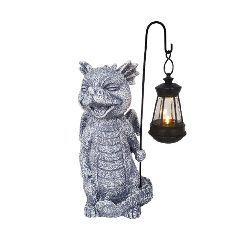 

Садовая статуя динозавра ABRE, декор для улицы, солнечные скульптуры и статуэтки для патио и сада, садовый декор из смолы, подарок для женщин, мамы