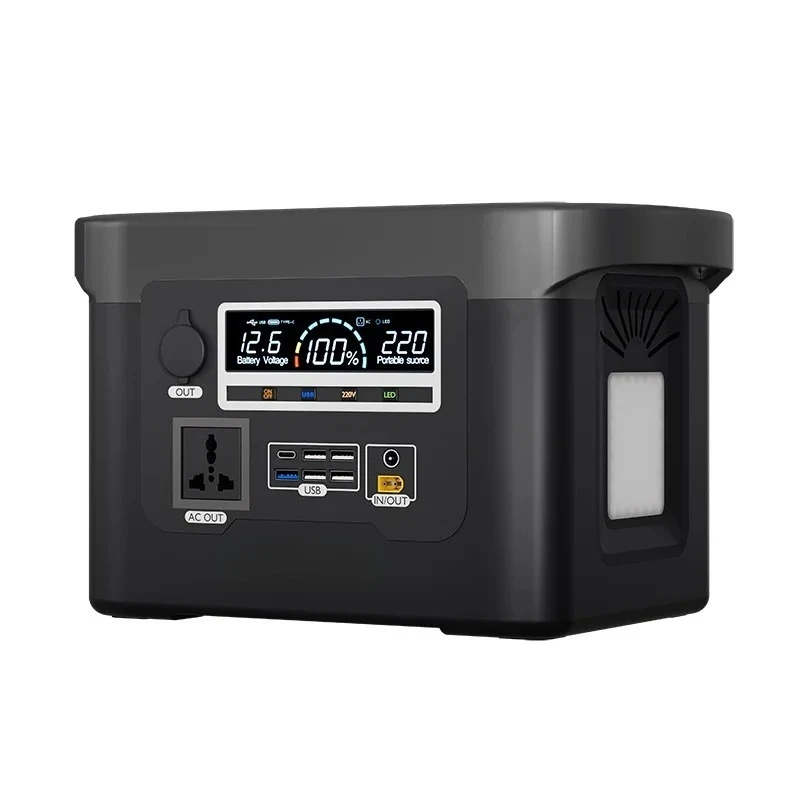 220V Outdoor Mobile Power Supply Station Large Capacity High Power Lithium Ion Battery LED Display Mobile Power Bank