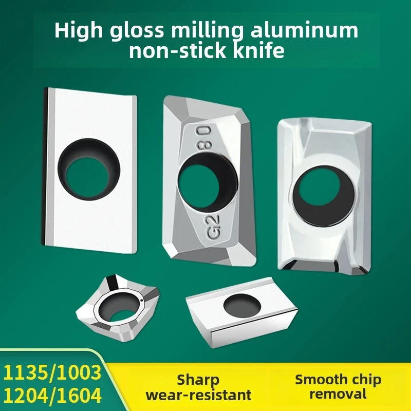 APKT1135 SEHT1204 APKT1604 R0.2 R0.4 R0.8 cutting tools Carbide inserts for  aluminum processing Lathe part
