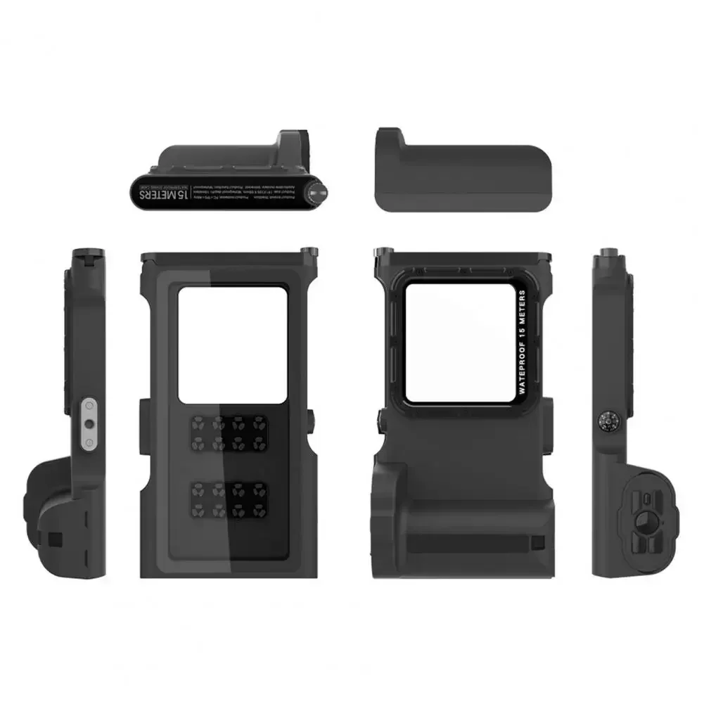 1 Set Diving Phone Case with Remote Control Wear-resistant Protective Phone Case Mobile Phone Accessories