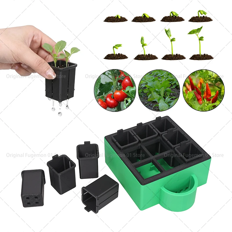 Seed Starter Tray Reusable Plant Germination Planter Pots Starter Seed Box For Greenhouse And Garden Nursery Pots Accessories