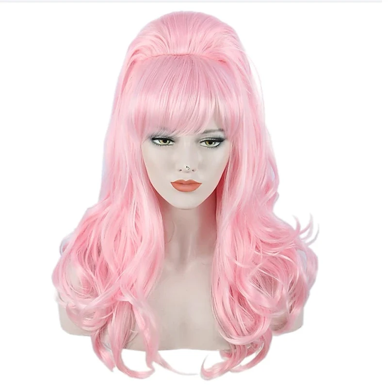 HAIRJOY ​​Synthetische Haar-Bienenstock-Perücke für Damen, lockig, lang, hitzebeständig, Cosplay-Perücken – Detail 12
