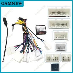 Car 16 pin Android Wire Harness Power Cable Adapter With Canbus For Toyota Levin RAV4 Camry Highlander Prius Corolla