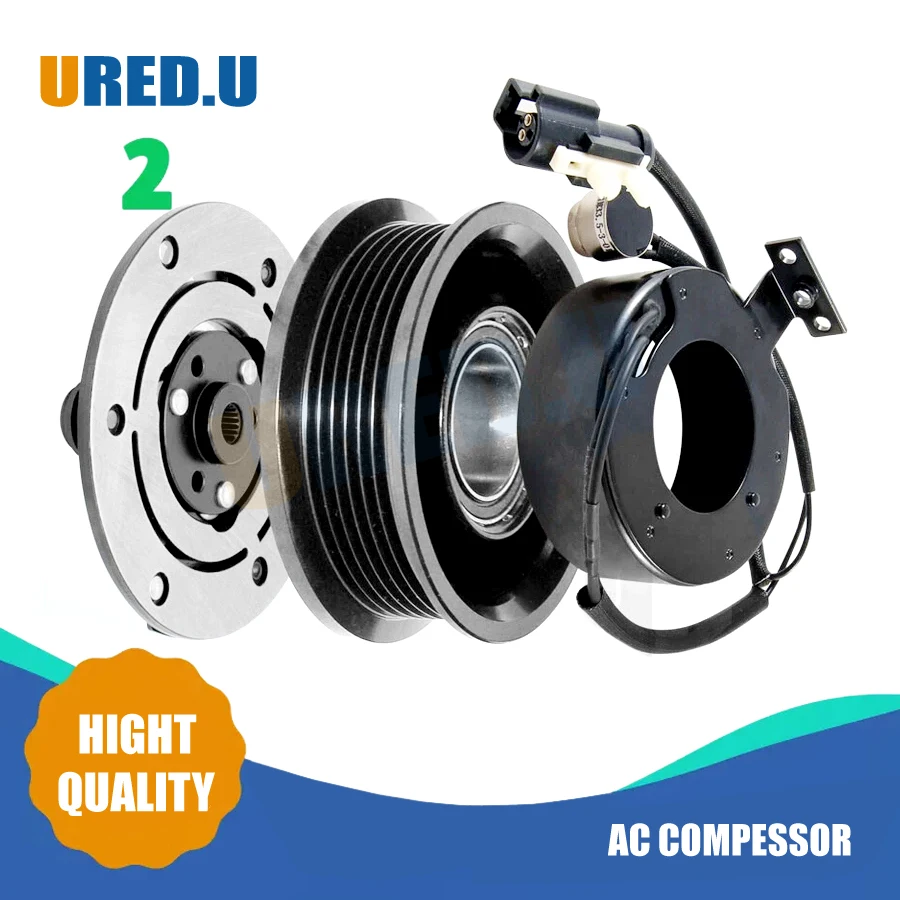 

AC A/C Air Conditioning Compressor C2S11800 C2S5982 Clutch Pulley FOR JAGUAR X-TYPE X400 V6 S-TYPE X200 1X4H19D649AA C2S42081