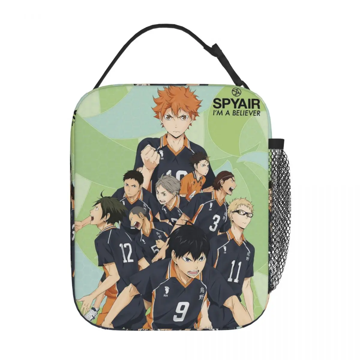 

Karasuno Team Insulated Lunch Bag Thermal Bag Reusable Meal Container Haikyuu Japanese Anime Portable Lunch Box Tote Food Bag