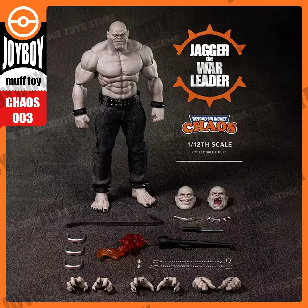 

В НАЛИЧИИ: Коллекционная фигурка CHAOS Studio Muff Toy 1/12 Джаггер, Военачальник, №003. Модель для коллекционирования, кастомные игрушки, подарки.