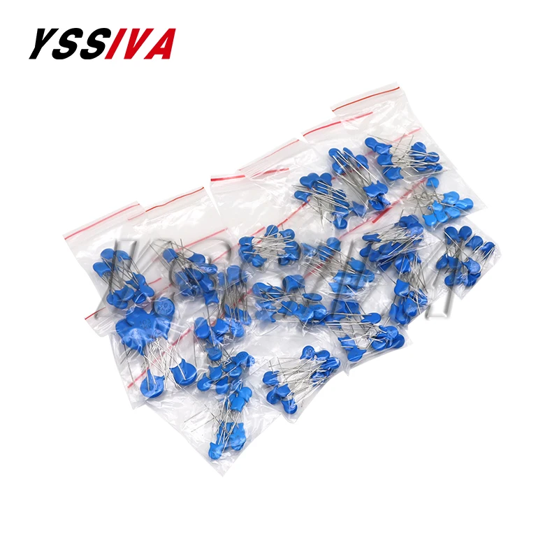 180pcs 3KV Ceramic capacitor Kit 18Values*10pcs 5PF 10PF 22PF 30PF 47PF 56PF 100PF 150PF 220PF 330PF 470PF 102 222 332 472 103