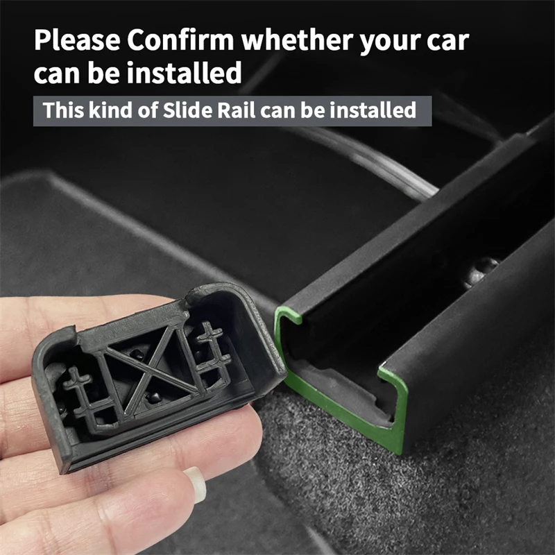 Rear Seat Slide Rail Plug Protection For Tesla Model 3 Model Y  Soft Rubber Seat Rail Cover Car Interior Function Accessories