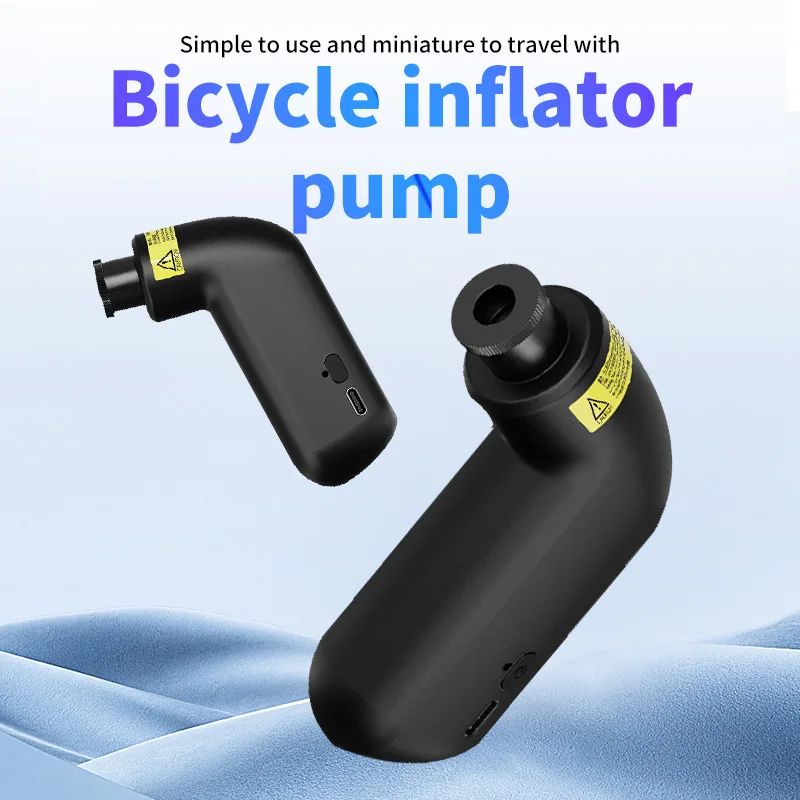 Mini Lightweight Bicycle Electric Air Pump 100PSI Fast Rechargeable Compressor Tire Inflator Bike Accessories