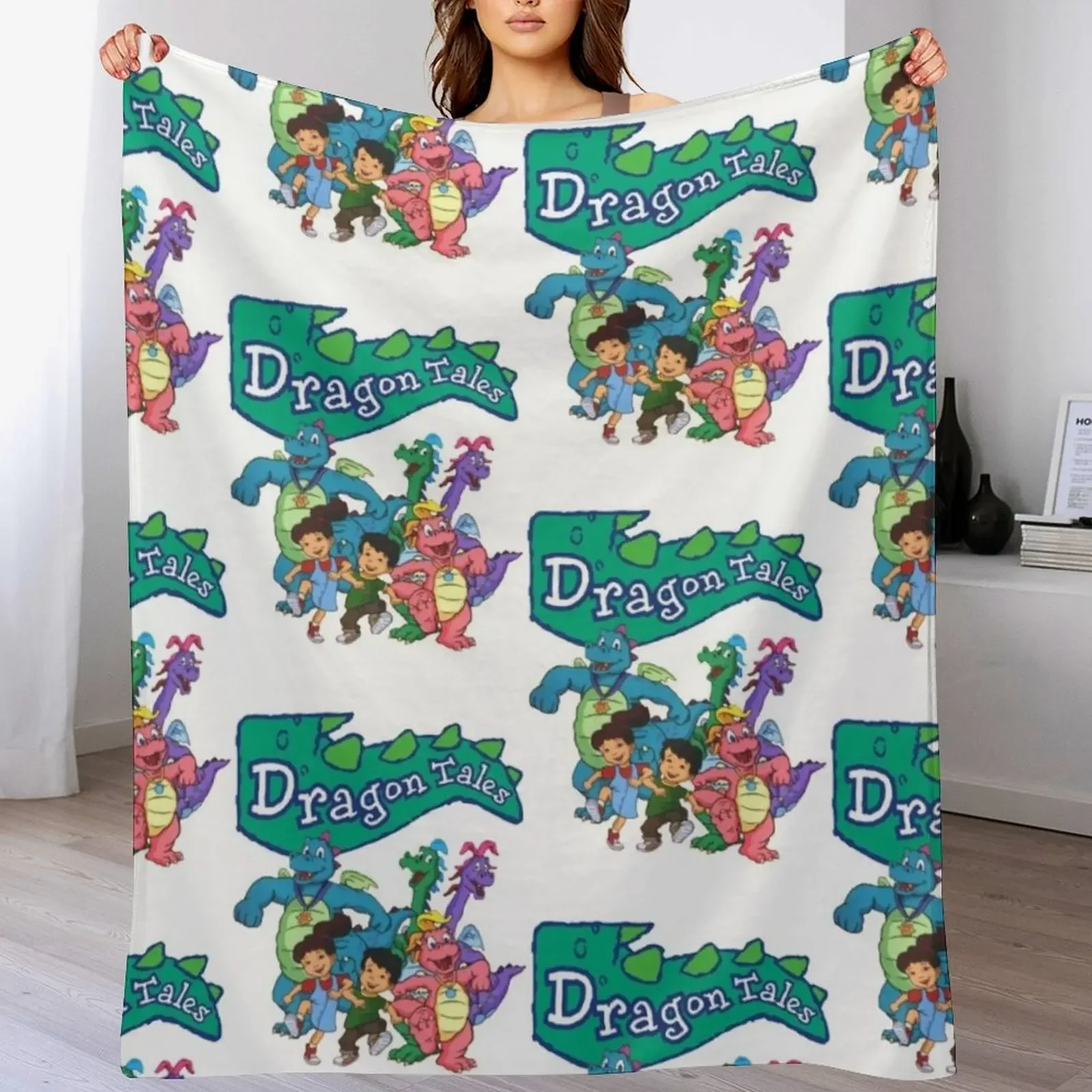 

Dragon Tales Graphic Classic Throw Blanket Single heavy to sleep wednesday Weighted Blankets