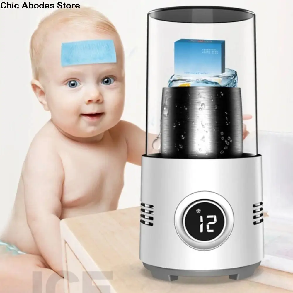 

Fast Cooling 2 In 1 Drinks Cup Portable Design USB Powered Electric Drinks Cup Constant Temperature Dual-purpose Milk Tea Warmer