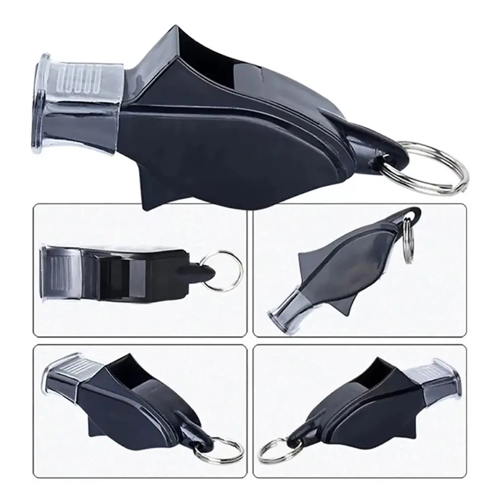 1Pcs Sports Like Big Referee Whistle Plastic Seedless Dolphin Whistle Professional Sound Whistle Outdoor Sport Soccer Basketball