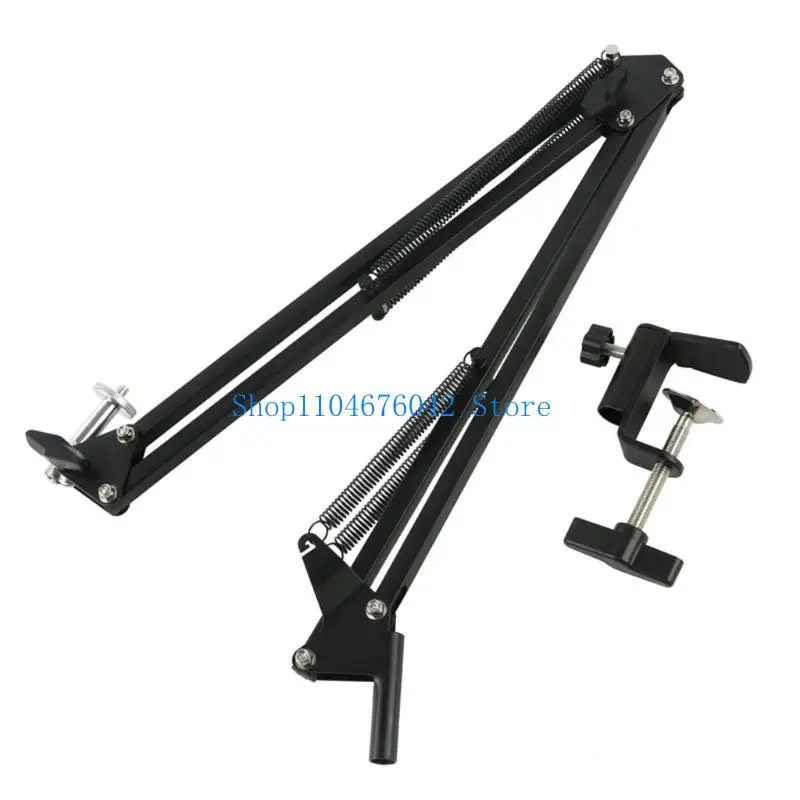 652F Metal Overhead Tripod Mount Lazy Arm Clamp Video Table Stand LED Ring Light
