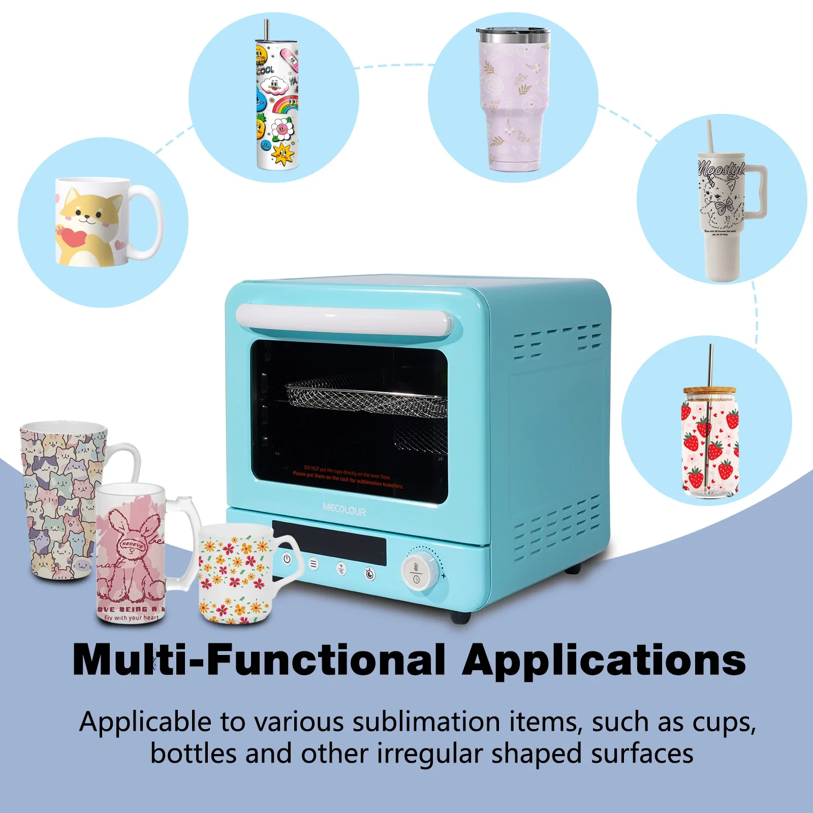 Factory Wholesale 20L 3D Sublimation Oen hine for Heat Transfer Different Mugs Tumblers Printing