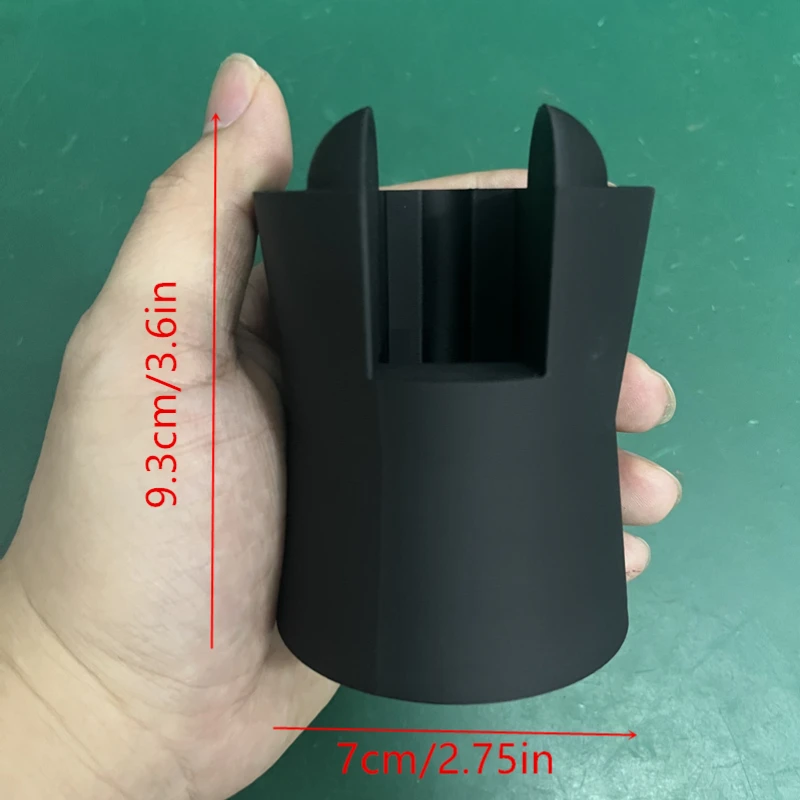 Pistol Cup Holster Convenient Car Seat Cup Holder Firearm Cup Holder Case Black Plastic Art Storage and Transport Organizer