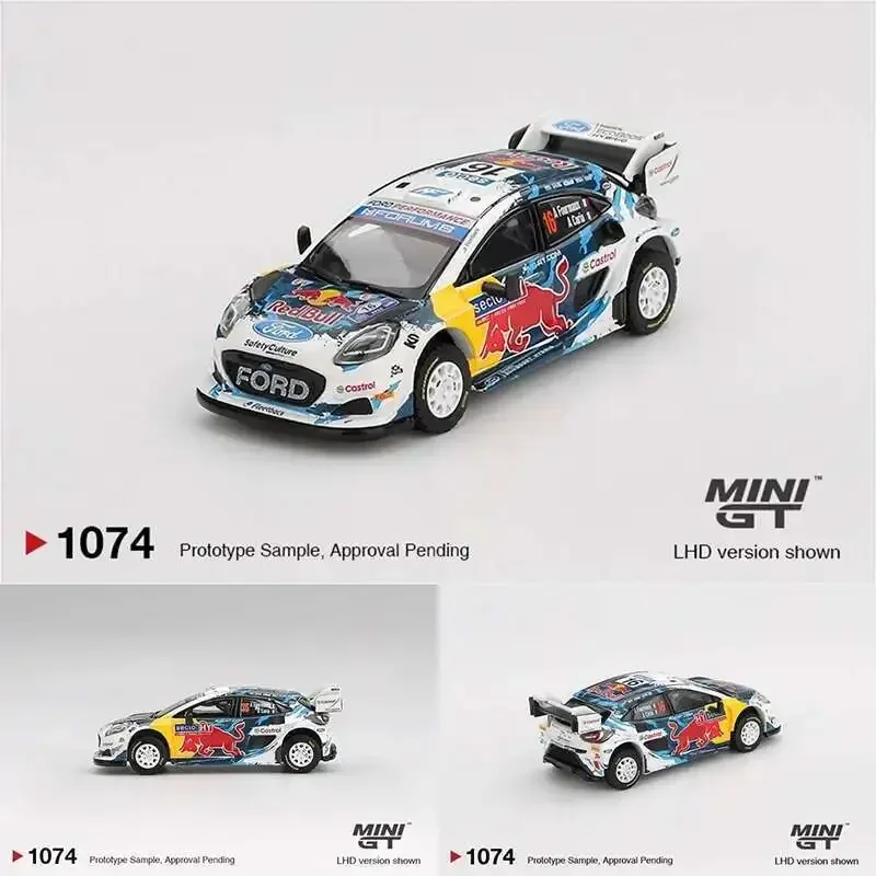 

PreSale MINIGT 1074 1:64 Ford Puma Rally1 #16 M Sport Ford WRT 2024 Diecast Car Model Collection Toys
