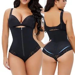 GUUDIA Bodysuits Fajas Shapewear Tummy Control Hooks Zipper Firm Control Colombianas Faja Under Bust Body Shaper Butt Lifting