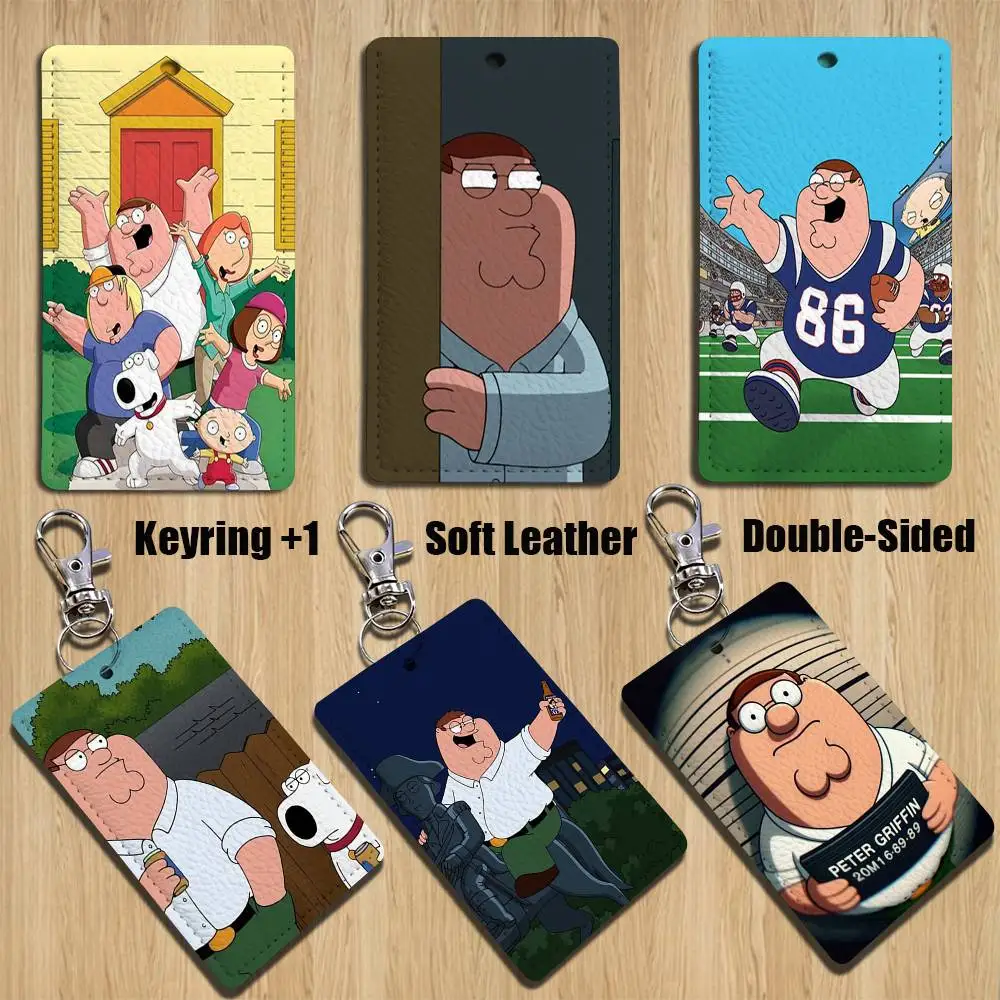 

Family G-GuyS F-Funny Holder For Bank Business Work Card Holder Student Card Case Bus Card Keychain