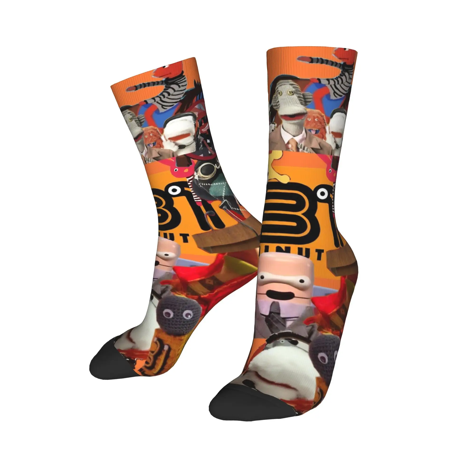 

Cool 31 Minutos Chilean Comedy Basketball Socks Polyester Crew Socks for Unisex Non-slip