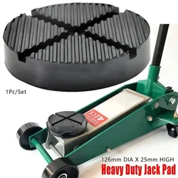 Elevador do carro Jack Stand Pads, borracha preta, Slotted Floor Pad, Frame Rail Adapte, Auto, SUV, Van, Pickup, borracha