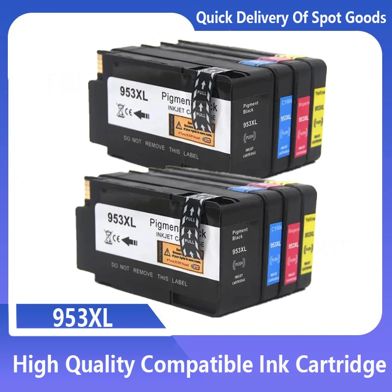 Compatible Ink Cartridge 953 953XL for HP 953 Pro 7720 7740 8210 8218 8710 8715 8718 8719 8720 8725 8728 8730 Printer