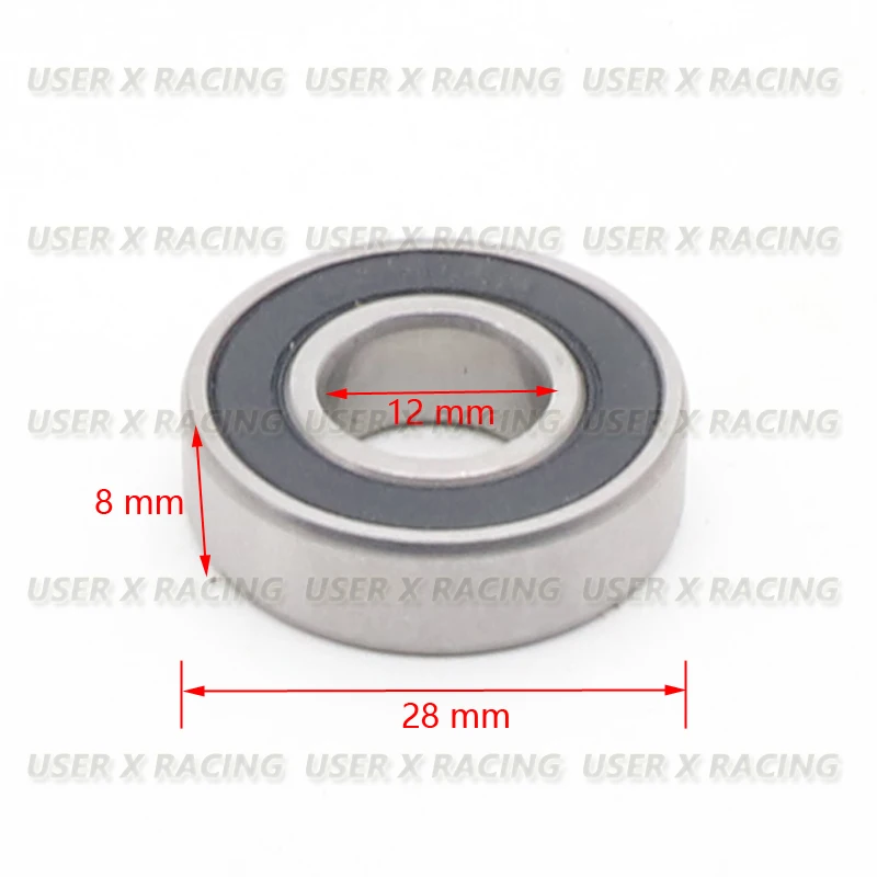 USERX Universal Motorcycle Bearing Brand New 6001 6001-2RS  High Quality Durable Secure Waterproof  Motorcycle parts