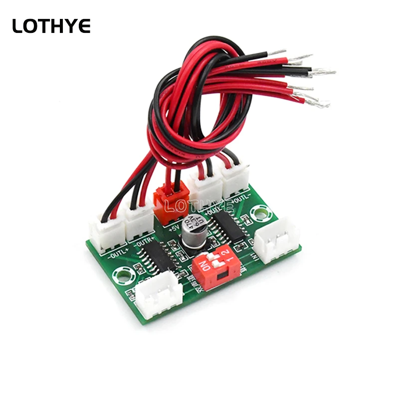 PAM8403 Mini Digital Audio Amplifier Board 4 Channels 3W*4 DC 5V Stereo Sound AMP A156 with Cable For Speaker